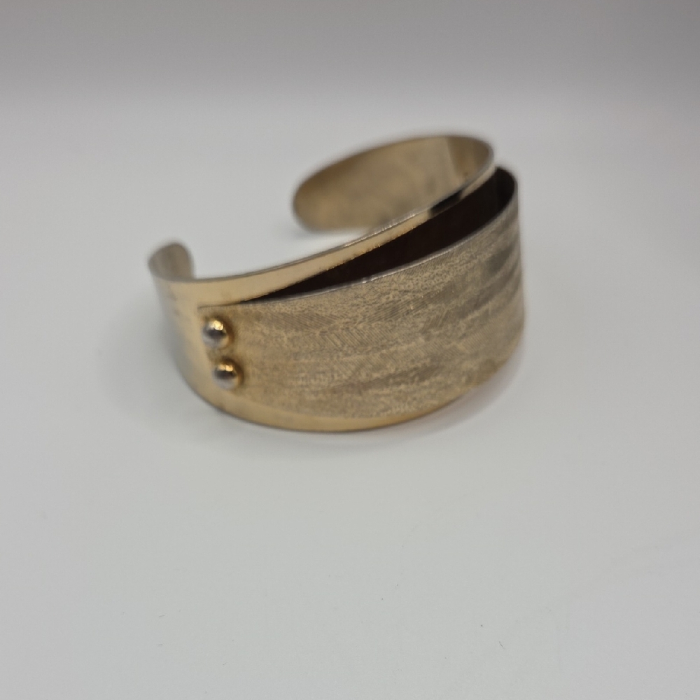 Emmons Gold Cuff Bracelet. Vintage